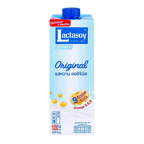 ទឹកសណ្តែត Lactasoy Original 1L - ម្ស៉ៅទឹកដោះគោ & ទឹកដោះគោទឹក (Milk Powder & Milk)