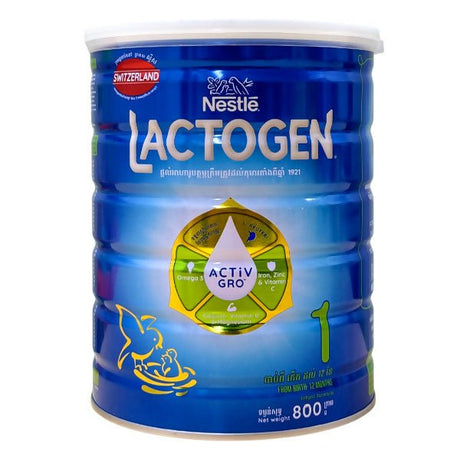 ម្សៅទឹកដោះគោ Lactogen Step1 (800g) New - ម្ស៉ៅទឹកដោះគោ & ទឹកដោះគោទឹក (Milk Powder & Milk)