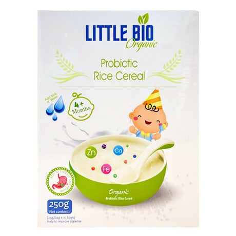 បបរម្សៅ Little Bio Probiotic Rice Cereals 250g 4m+ - ម្សៅបបរ (Porridge Powder)