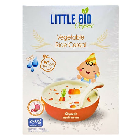 បបរម្សៅ Little Bio Vegetable Rice Cereal 250g 4m+ - ម្សៅបបរ (Porridge Powder)