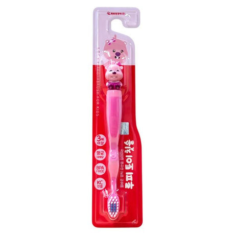 ច្រាសដុសធ្មេញក្មេង Loppy Brand 3y+ - ថ្នាំដុសធ្មេញកូនក្មេង មនុស្សធំ និងច្រាសដុសធ្មេញ (Baby Toothpaste, Adult Toothbrushes & Toothbrushes)
