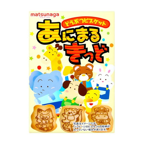 នំក្មេង Matsunaga Animal Cookie 9m+ - ទឹកផ្លែឈើ & អាហារក្មេង (Fruit juice & baby food)