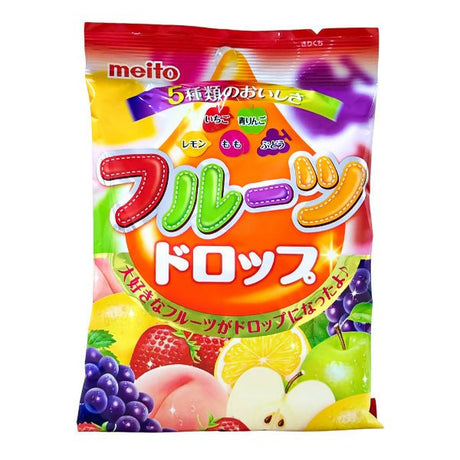 ស្ករគ្រាប់ Meito Soda Candy Mixed 5 Fruit 85g - ស្ករវីតាមីន (Vitamin Sugar)