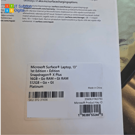 Microsoft Surface Laptop 13" Copilot+ PC 16GB RAM 512GB SSD - Laptop Computers