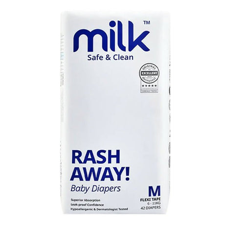 ខោរទឹកនោមបកបិទ Milk M42 Baby Diapers 6 - 11kg - ខោទឹកនោម (Diapers)