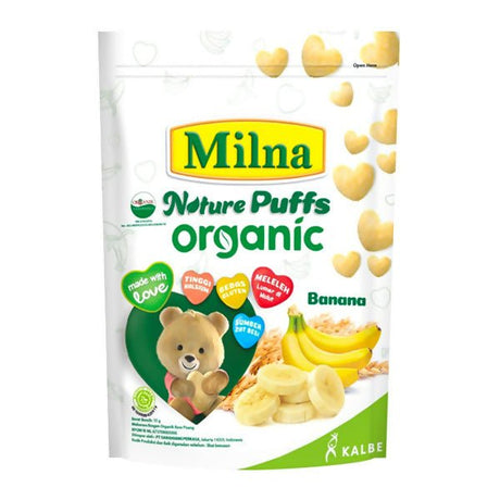 នំក្មេង Milna Organic Banana 15g - នំកូនក្មេង (Baby Cakes)