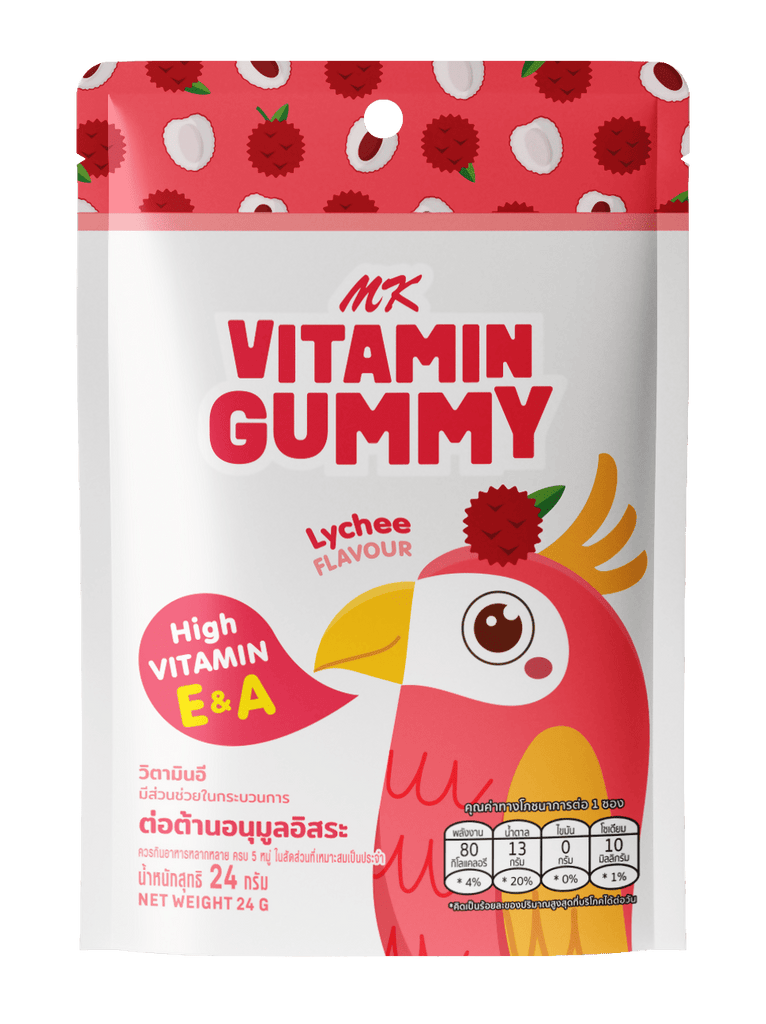 MK VITAMIN GUMMY - Lychee Flavour 24g - Vitamin Gummy