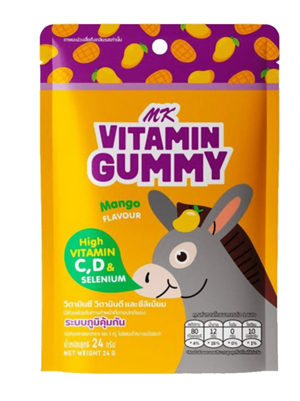 MK VITAMIN GUMMY - Mango Flavor 24g - Vitamin Gummy