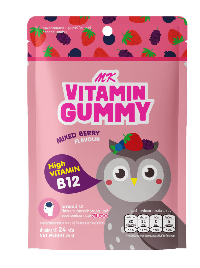 MK VITAMIN GUMMY - Mixed Berry Flavour 24g - Vitamin Gummy