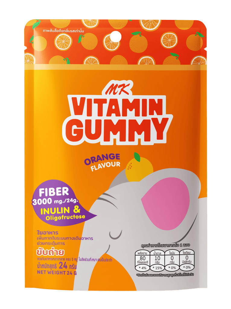 MK VITAMIN GUMMY - Orange Flavour 24g - Vitamin Gummy