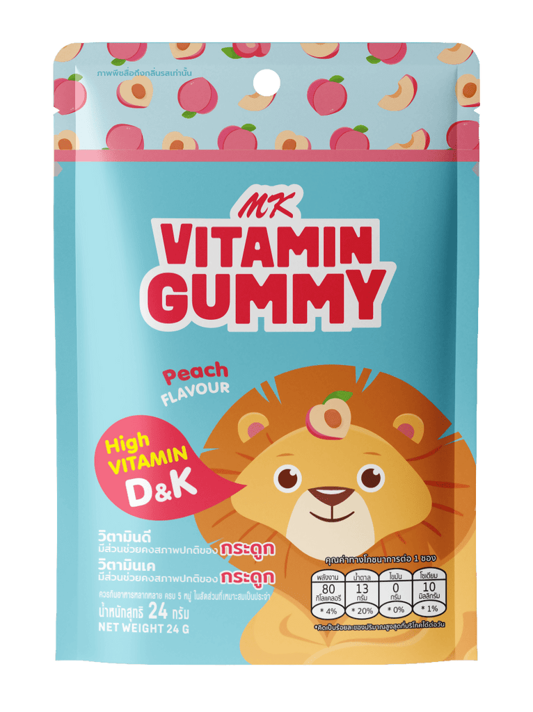 MK VITAMIN GUMMY - Peach Flavour 24g - Vitamin Gummy