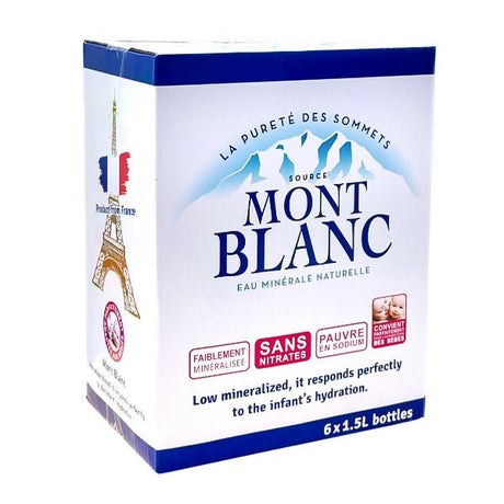 ទឹកសុទ្ធ Mont Blanc Minerale Water 1.5Lx6 (កេស) - ទឹកសុទ្ធ (Pure Water)