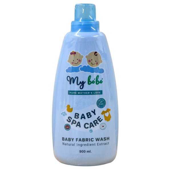 ទឹកបោក My BéBé 900ml baby spa care baby fabric wash - សាប៊ូបោកខោអាវកូនក្មេង (Baby Laundry Soap)
