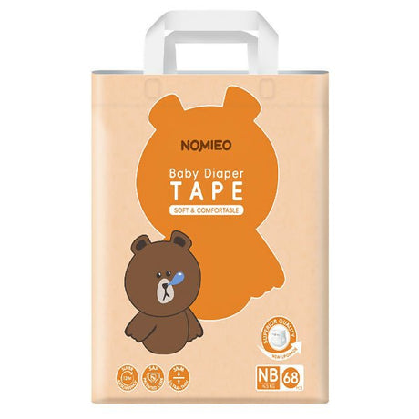 ខោទឹកនោម NOMIEO បកបិទ NB 0 - 5KG 68pcs - ខោទឹកនោម (Diapers)
