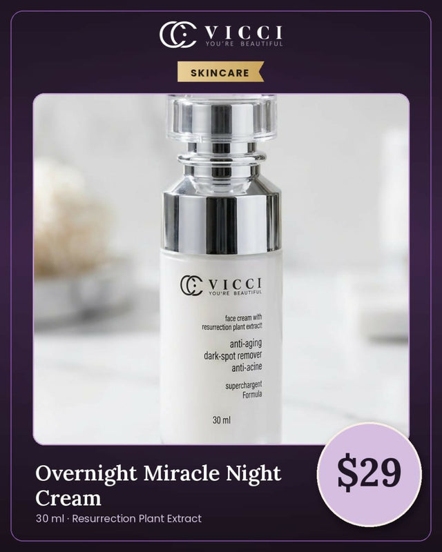Overnight Miracle Cream Vicci / ក្រែមអព្ភូតហេតុសម្រាប់ប្រើពេលយប់ - Cosmetic Product