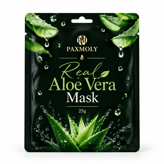 PAXMOLY Real Aloe Vera Mask - Face Mask