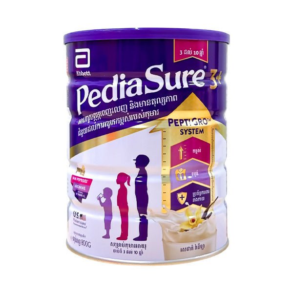 ម្សៅទឹកដោះគោ PediaSure Vanilla 850g (3y - 10y) - ម្ស៉ៅទឹកដោះគោ & ទឹកដោះគោទឹក (Milk Powder & Milk)