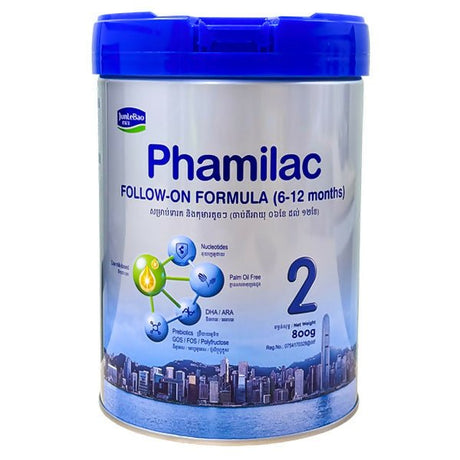 ទឹកដោះគោ Phamillac Stage 2 (800g) - ម្ស៉ៅទឹកដោះគោ & ទឹកដោះគោទឹក (Milk Powder & Milk)