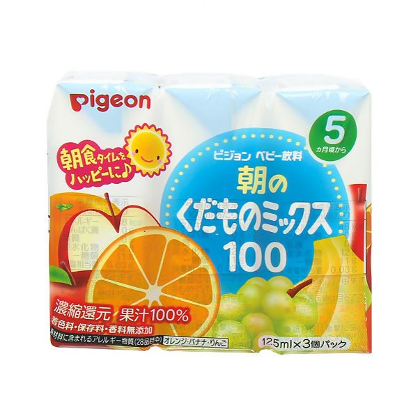 ទឹកផ្លែឈើក្មេង Pigeon Juice Synthetic Fruit Flavor 3pcs 5m+ - ទឹកផ្លែឈើ & អាហារក្មេង (Fruit juice & baby food)