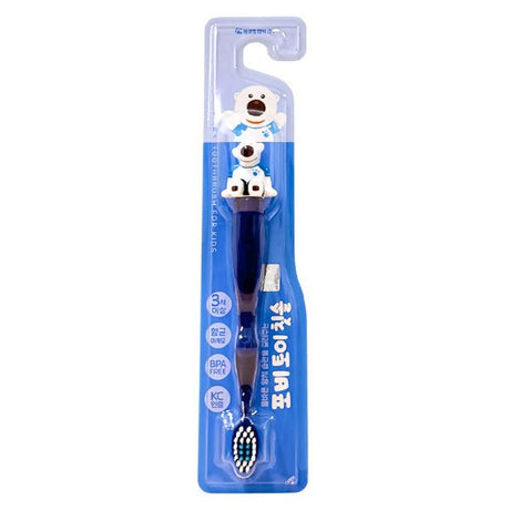 ច្រាសដុសធ្មេញក្មេង Poby Brand 3y+ - ថ្នាំដុសធ្មេញកូនក្មេង មនុស្សធំ និងច្រាសដុសធ្មេញ (Baby Toothpaste, Adult Toothbrushes & Toothbrushes)