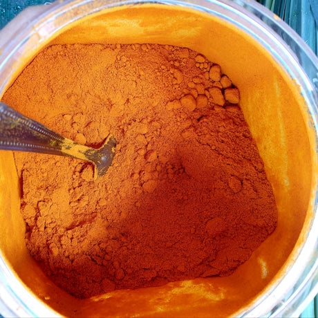 (ម៉្សៅក្បាលរមៀត)Premium Pure Turmeric Powder – Vibrant Natural Ground Spice for Cooking & Wellness - Food & Beverage