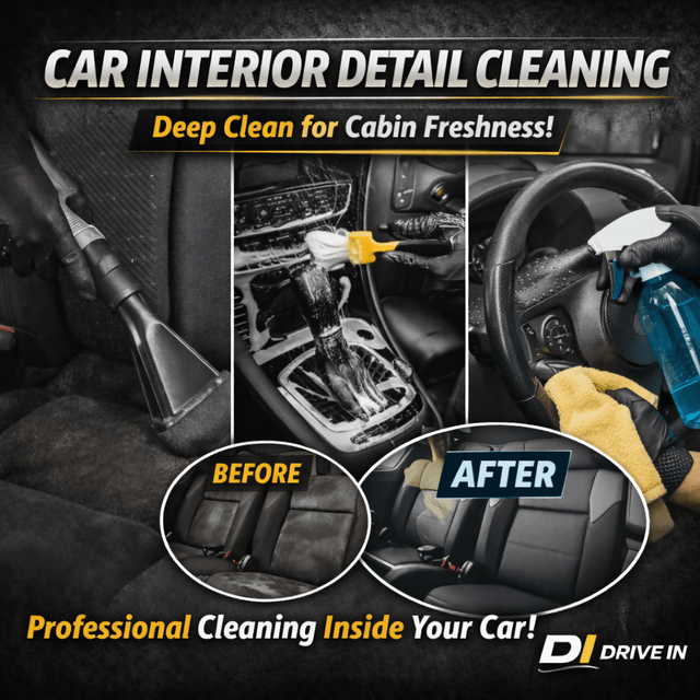 សម្អាតលម្អិតផ្នែកខាងក្នុងរថយន្ត - Car Care Service