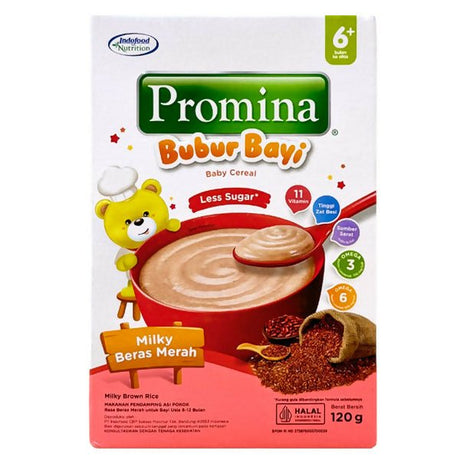 បបរម្សៅ Promina Milky Beras Merah 6m+ - ម្សៅបបរ (Porridge Powder)