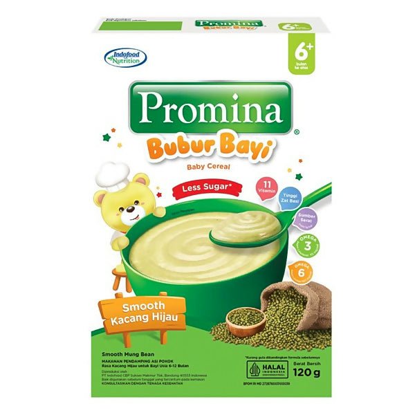 បបរម្សៅ Promina Smooth Kacang Hijau 6m+ - ម្សៅបបរ (Porridge Powder)