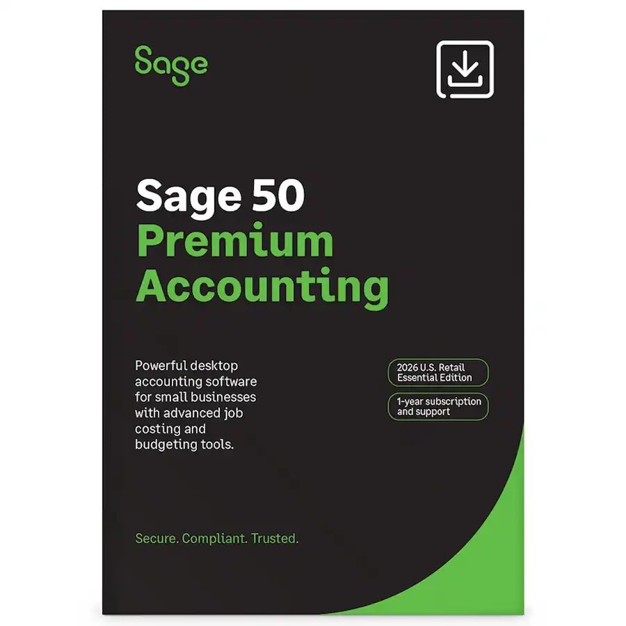 Sage 50 Premium Accounting - Digital License / Software License