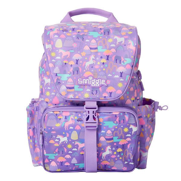 កាបូបស្ពាយ Smiggle 443771col:2P Chelsea Backpack Purple - កាបូប និងកាតាបក្មេង (Bags & Backpacks)