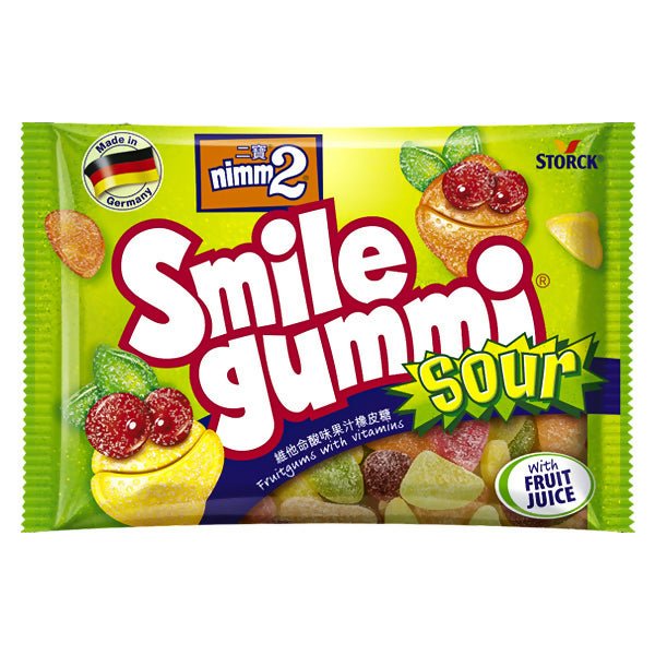 ស្ករស្វិត Storck Nimm2 Smile Gummi Sour 90g - ស្ករគ្រាប់ & នំ (Candy & Cake)