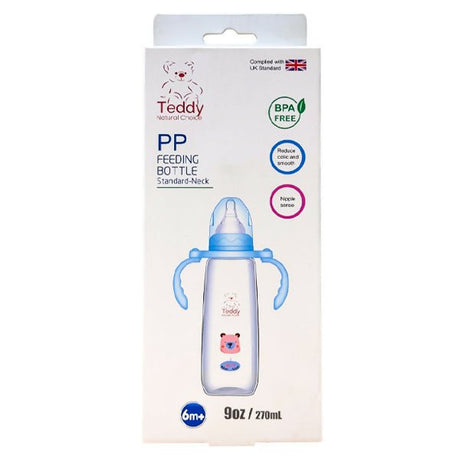 ដប Teddy 9oz PP Feeding Bottle Standard Neck - ដបដោះគោ ដបទឹក & ក្បាលប្តូរ (Milk Bottle Water Bottle & Changing Pads)