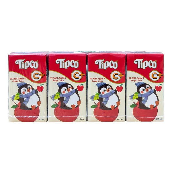 ទឹកផ្លែឈើ Tipco Grape Juice (110mlx4) - ទឹកផ្លែឈើ & អាហារក្មេង (Fruit juice & baby food)