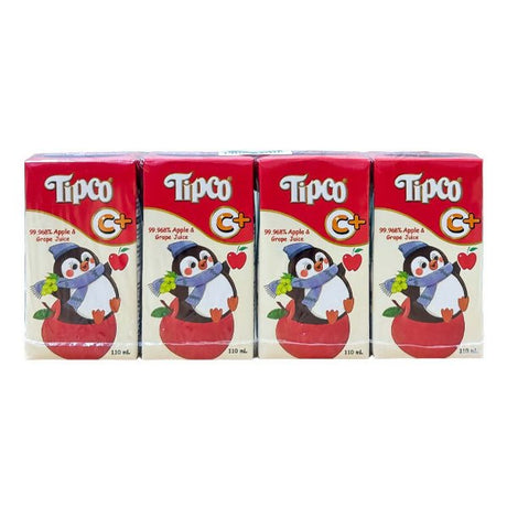 ទឹកផ្លែឈើ Tipco Grape Juice (110mlx4) - ទឹកផ្លែឈើ & អាហារក្មេង (Fruit juice & baby food)