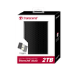 Transcend External StoreJet 25A3 2TB TS2TSJ25A3K - Computer Accessories