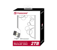 Transcend External StoreJet 25A3 2TB TS2TSJ25A3W - Computer Accessories