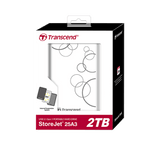 Transcend External StoreJet 25A3 2TB TS2TSJ25A3W - Computer Accessories