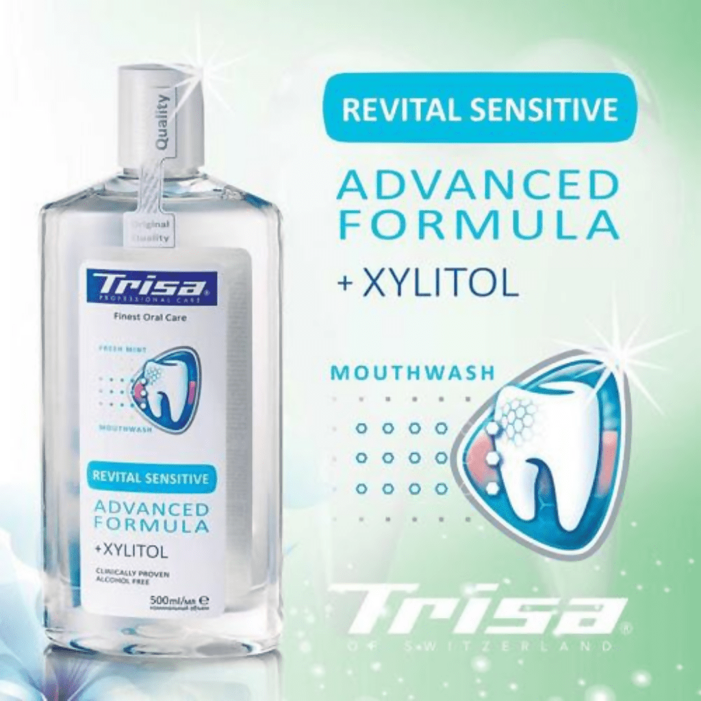 ទឹកខ្ពុលមាត់ Trisa MW Sensitive 500ml - Oral Care