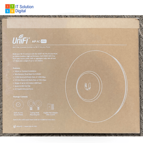 Ubiquiti UniFi UAP-AC-PRO Dual-Band WiFi 5 Enterprise Access Point - Networking Equipment