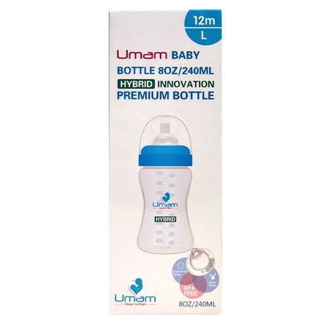 ដប Umam Baby Bottle 8oz - ដបដោះគោ ដបទឹក & ក្បាលប្តូរ (Milk Bottle Water Bottle & Changing Pads)