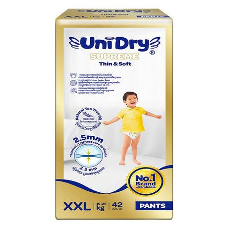 ខោទឹកនោមក្មេង Unidry Supreme XXL42 Thin & Soft Pants - ខោទឹកនោម (Diapers)