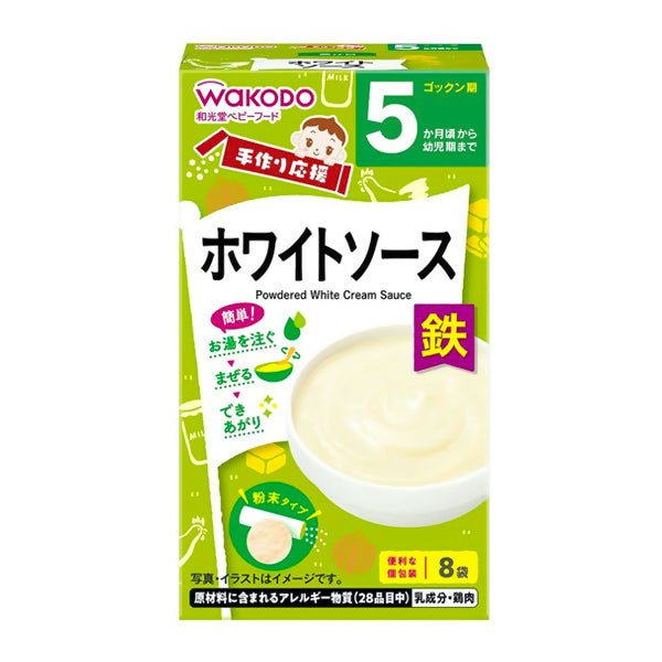 ម្សៅបបរក្មេង Wakodo 6m+ White Soup Powder - ម្សៅបបរ (Porridge Powder)
