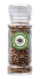 White Peppercorn with Adjustable Grinder (Refill Function) 85g - Healthy Food