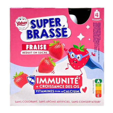 អាហារក្មេង Yabon Yogurt Strawberry 320g - ទឹកផ្លែឈើ & អាហារក្មេង (Fruit juice & baby food)