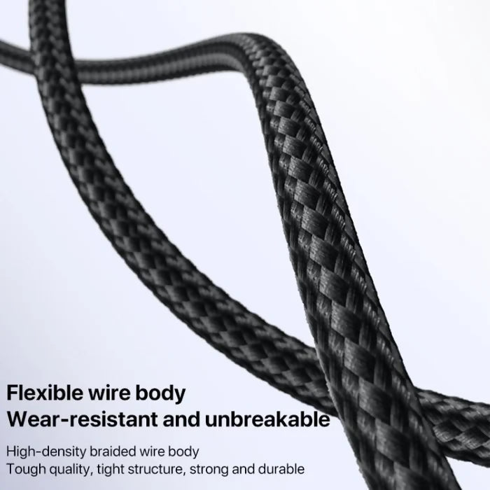 Yesido CA132L 12W 2.4A USB to 8 Pin Charging Data Cable, Length:1.2m - Charging Cable & Lightning Data