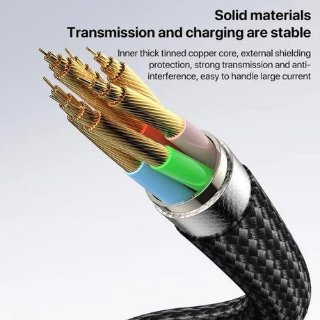 Yesido CA132L 12W 2.4A USB to 8 Pin Charging Data Cable, Length:1.2m - Charging Cable & Lightning Data