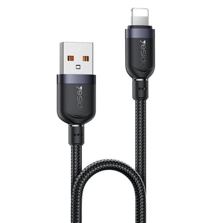 Yesido CA132L 12W 2.4A USB to 8 Pin Charging Data Cable, Length:1.2m - Charging Cable & Lightning Data