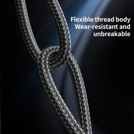 Yesido CA189 27W Type-C to 8 Pin Aluminum Alloy Data Cable, Length: 1.2m(Black) - Charging Cable & Lightning Data