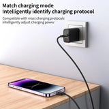 Yesido CA189 27W Type-C to 8 Pin Aluminum Alloy Data Cable, Length: 1.2m(Black) - Charging Cable & Lightning Data