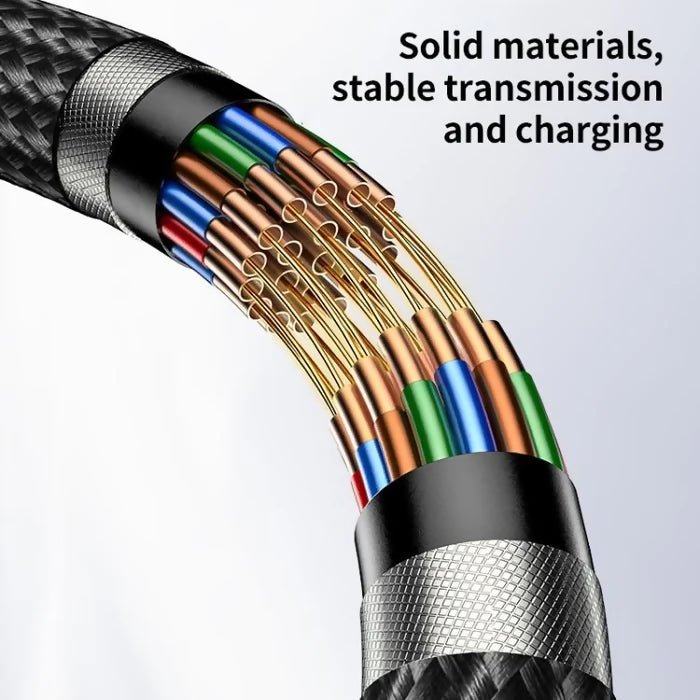 Yesido CA189 27W Type-C to 8 Pin Aluminum Alloy Data Cable, Length: 1.2m(Black) - Charging Cable & Lightning Data